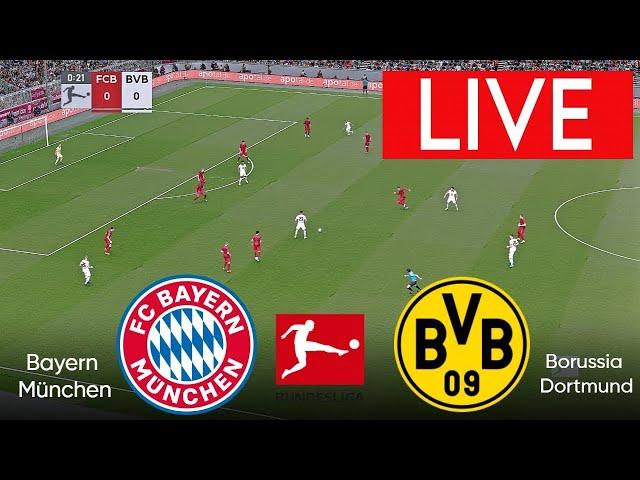 LIVE : Bayern München gegen Borussia Dortmund Bundesliga 2024/25  Spiel LIVE"