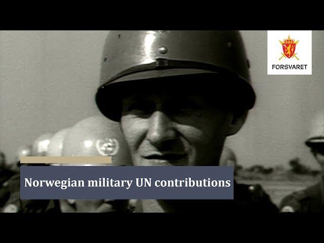 Norwegian military UN contributions