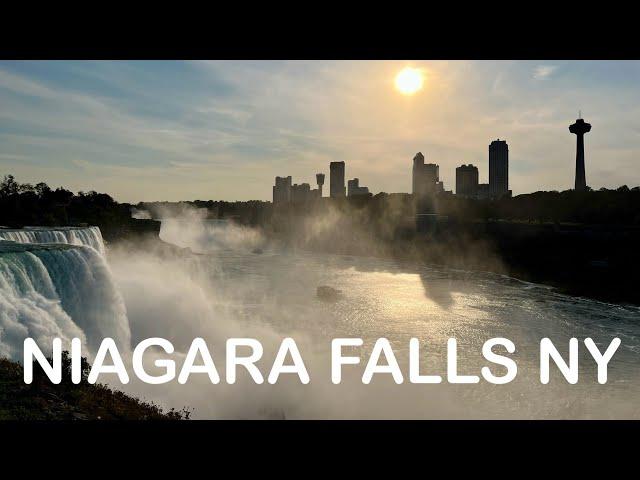 Niagara Falls NY  Autumn  Walking Tour In The City - Seneca Niagara Casino Resort / The Falls