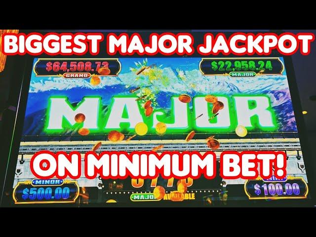 I Won the BIGGEST High Limit Major Jackpot...On MINIMUM BET!