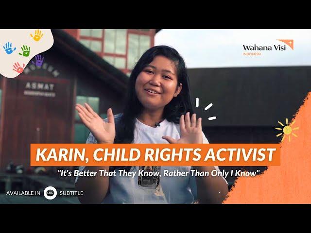 Karin, A Child Activist from WVI Advocates to 'Stop Child Marriage' | Girls International Day