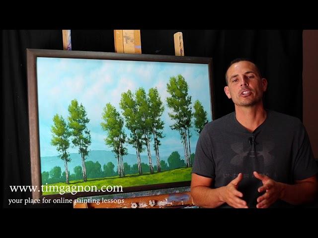 FREE FULL PAINTING LESSON TUTORIAL with Tim Gagnon