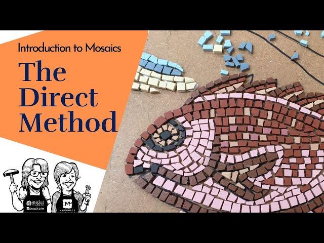 Beginner Mosaic Art Project: Introduction to the Direct Method using Unglazed Porcelain