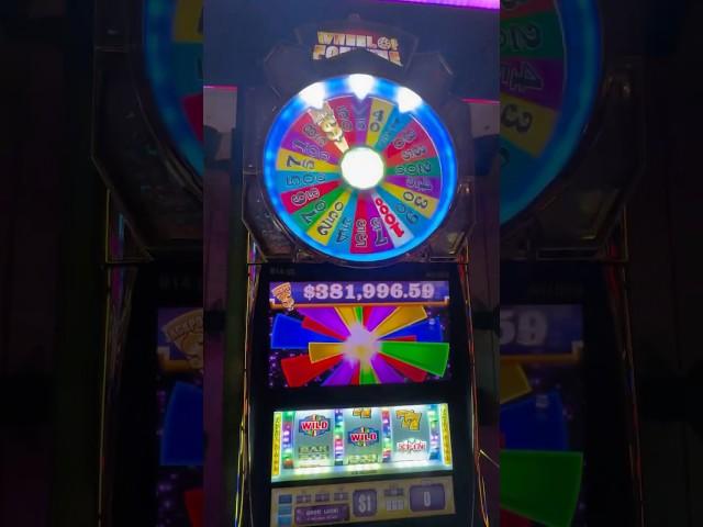 INSANE Wheel of Fortune Slot Spin! #money #casino #gambling #vegas