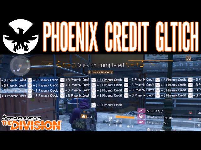 The Division Phoenix Credit Glitch Exploit After Patch | Best Farming Method | Rare Weapons & Items