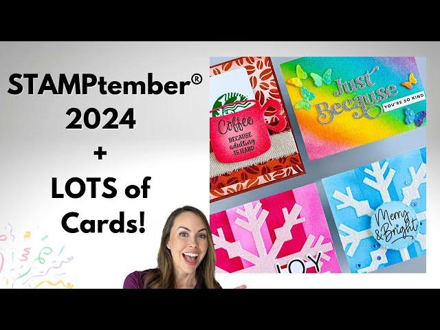 4 Unique Cards with Simon Says Stamp STAMPtember 2024 Release #cardmakingandpapercraft