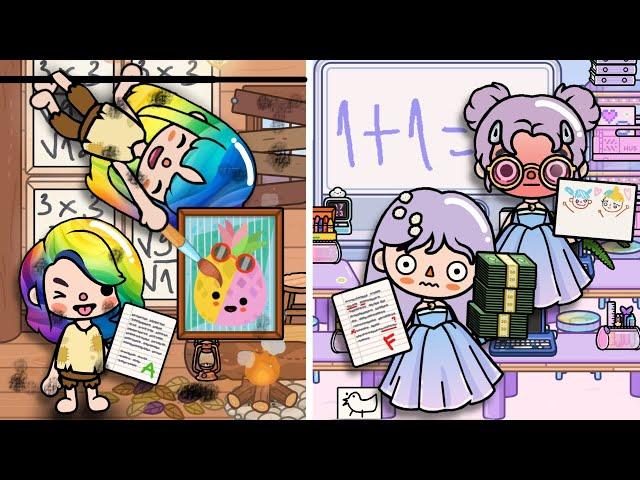 Poor But Smart Twins Vs Rich But Stupid Twins | Toca Boca | Toca Life Story | Toca Jenni