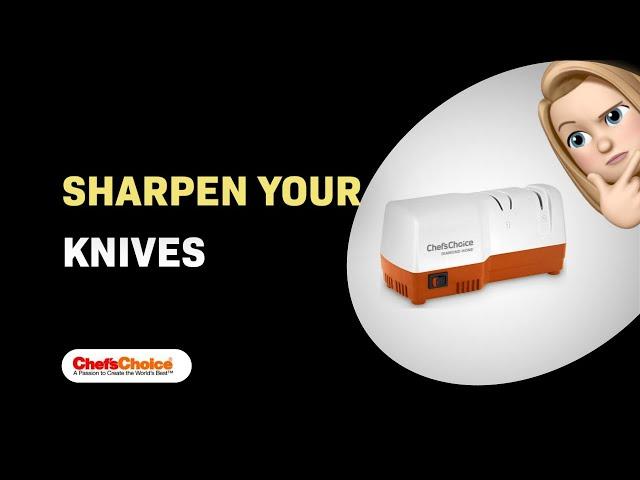 How to Sharpen Your Knives with the Chef's Choice Diamond Hone D202