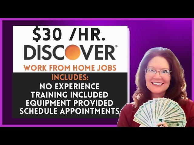 Discover is Urgently Hiring! Work From Home $30/Hr. + No Experience & Equipment Remote Jobs 2025