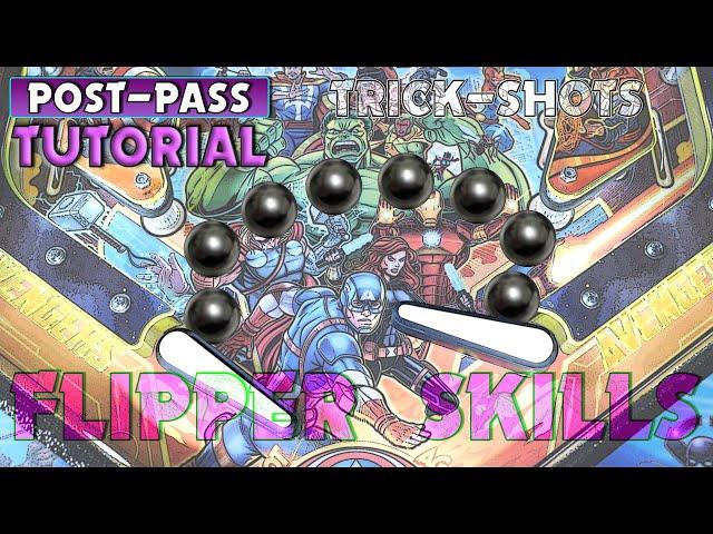 Pinball Flipper Skills | Post Pass | Improve your flipper technique | Tutorial, Tips & Trick Shots