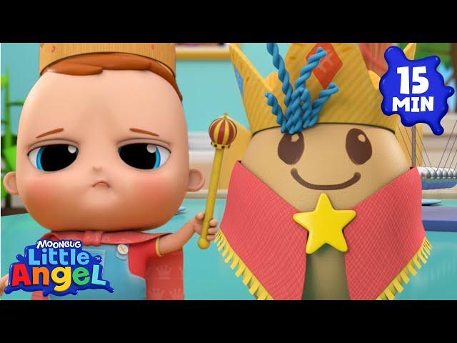 Humpty Dumpty| 15 MIN LOOP | Little Angel | Kids Songs and Nursery Rhymes