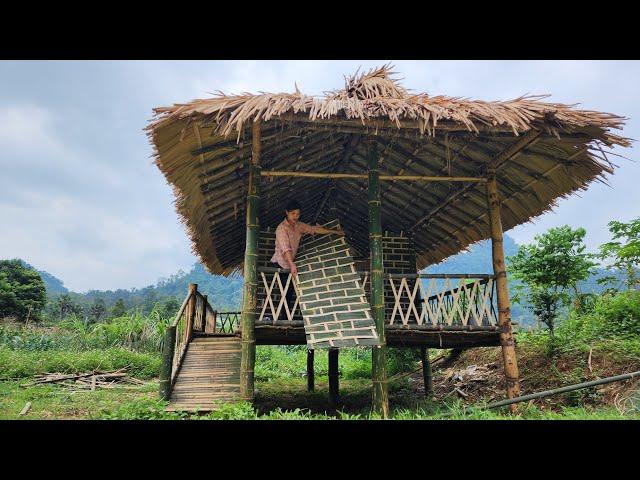 60 Days to build a bamboo house – Single mom gets the reward she deserves