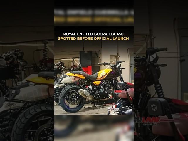 Gurrila 450 leaked #royalenfield #gurrila450