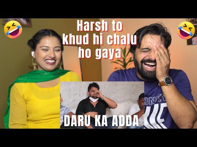 DHAKAD REPORTER IN DARU KA ADDA | HARSH RAJPUT | REACTION | Kerry Perry React