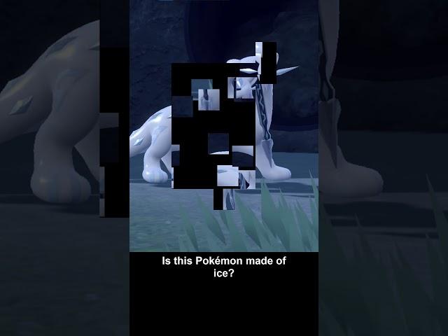 Is this Pokémon made of ice?