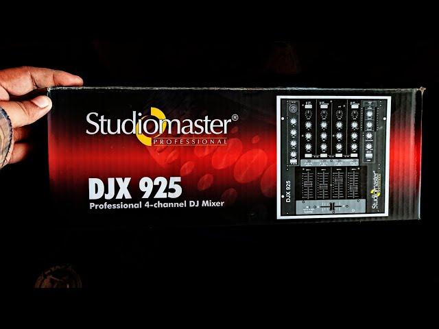 STUDIOMASTER DJX 925 PROFESSIONAL 4 CHANNEL DJ MIXER