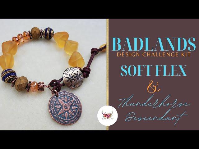 Softflex Badlands Design Challenge: Button Bracelet Project with Leather Buttonhole