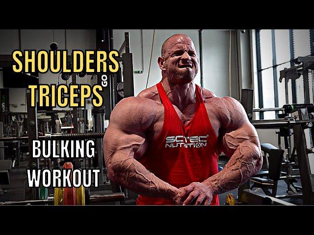 KRIZO RETURNS - BUILDING BIG SHOULDERS & TRICEPS