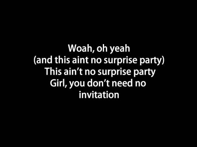 Surprise Party - Hoodie Allen ft Blackbear (LYRICS)