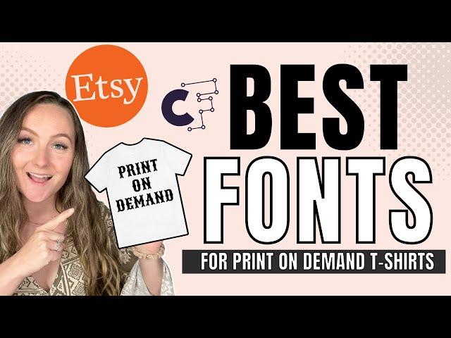 The Best Fonts For Print On Demand From Creative Fabrica (Plus Niche Ideas to use them on!)