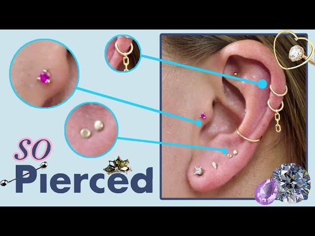 Professional Ear Stylist Curates 24 PIERCINGS For A Honeymoon?! | So Pierced | Cosmopolitan