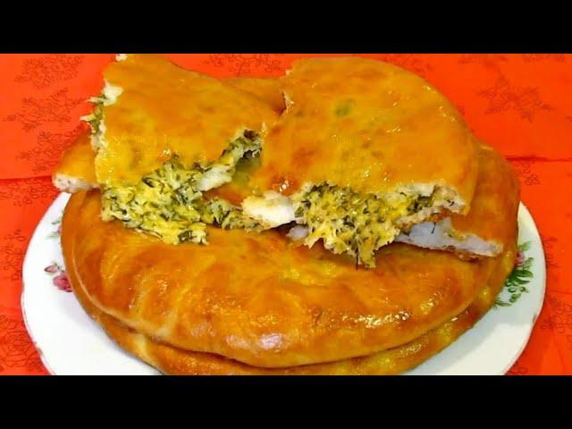 Эти лепёшки-хачапури изумительны, с корочкой, сыр тянется. В духовке самый вкусный вариант.