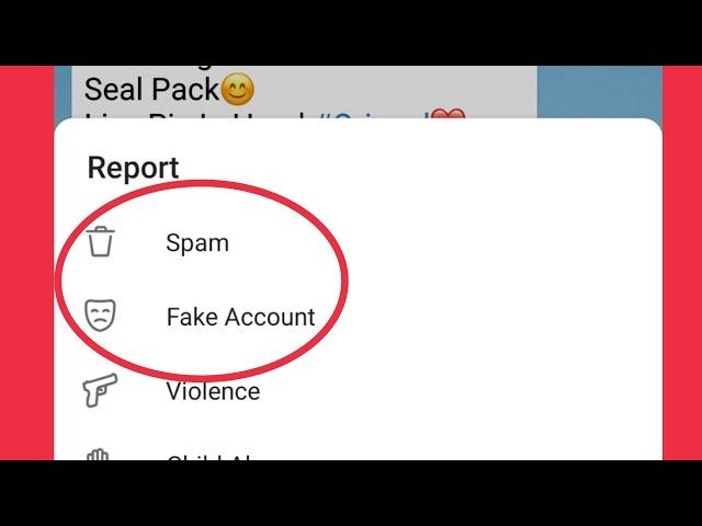 How To Report Spam & Fake Account in Telegram Channel