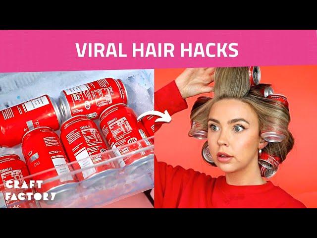 14 Weird Viral Hair Hacks