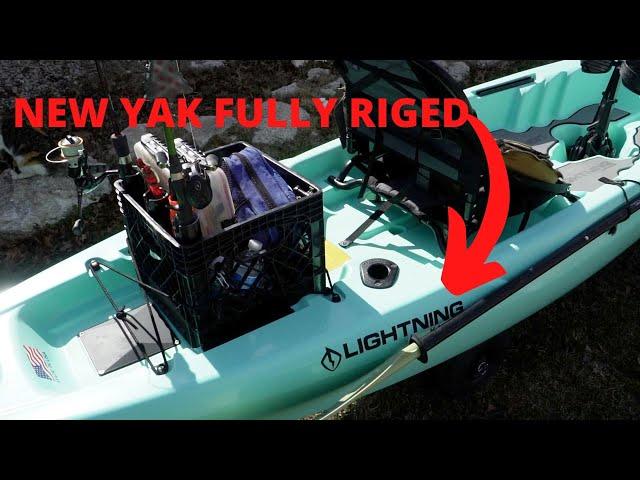 HOW I Rig up My LIGHTNING KAYAKS KICK 106!!