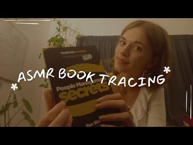 ASMR  book tracing & tapping ⋆ 𐙚 ̊.⋆︎˚｡⋆