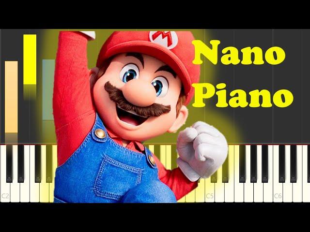 Super Mario Brothers Theme Song Piano Tutorial