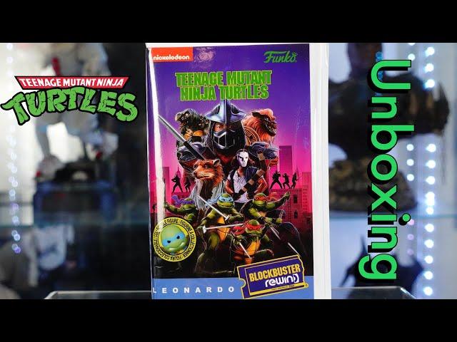 Funko is making VHS NOW? Tmnt block buster rewind unboxing