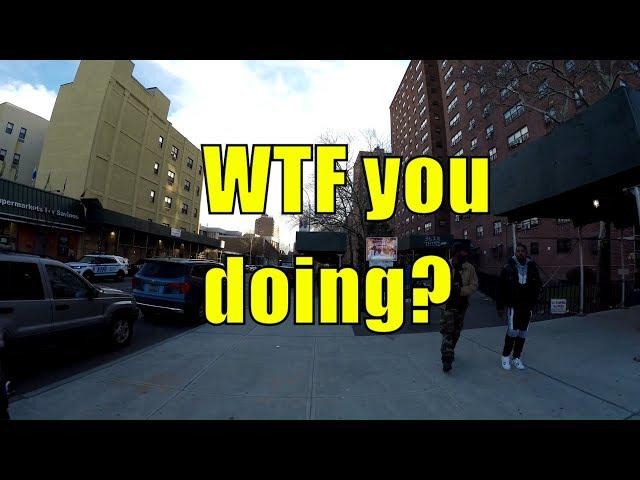 The F are you doing here? - Tense moment walking through the projects in the Bronx