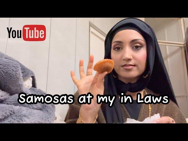 Samosas at my In Laws #dailyvlogs