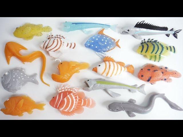 SEA MONSTERS & Co. "unboxing" squishy DeAgostini Japanese candy toys