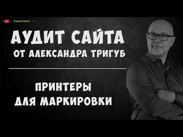 SEO-аудит сайта. Принтеры для маркировки. Проверка сайта на ошибки с рекомендациями.