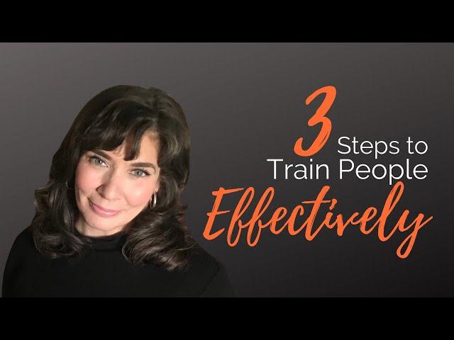 How to Train People Effectively