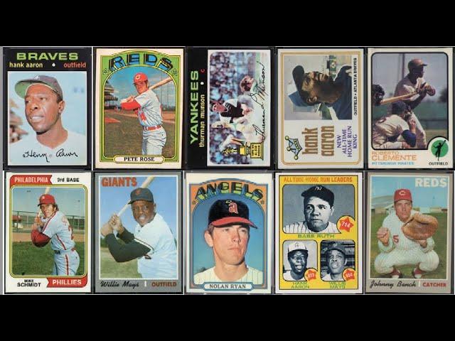 The 20 Most Valuable Topps Baseball Cards From 1970-1974