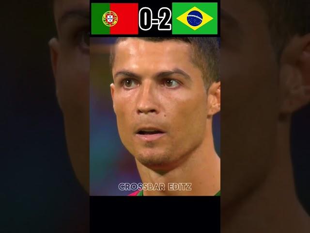 Portugal VS Brazil 4-3 Ronaldo Hat-tricks  FINAL Imaginary Match Highlights & Goals