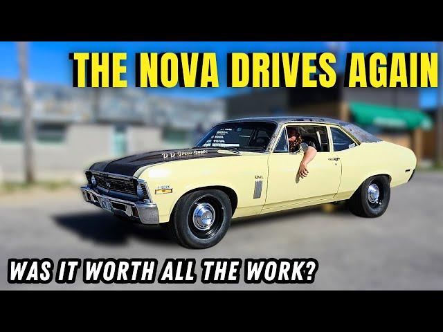 FIRST DRIVE In My 1971 Chevy Nova - Money Well Spent!