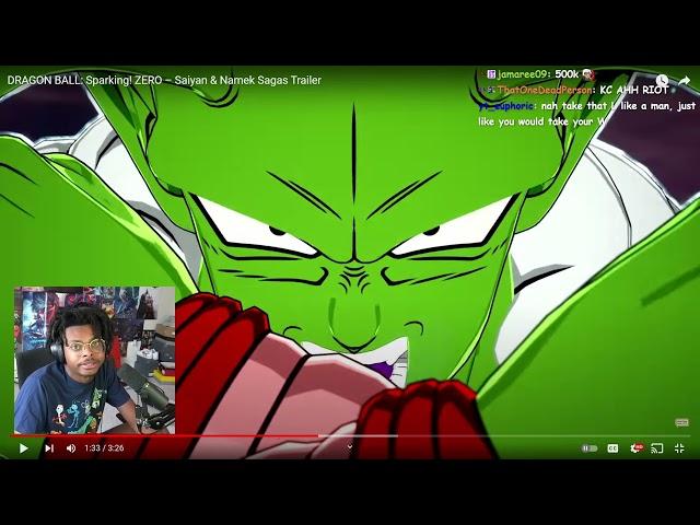 ImDontai Reacst To Dragon Ball Sparking Zero Saiyan & Namek Sagas