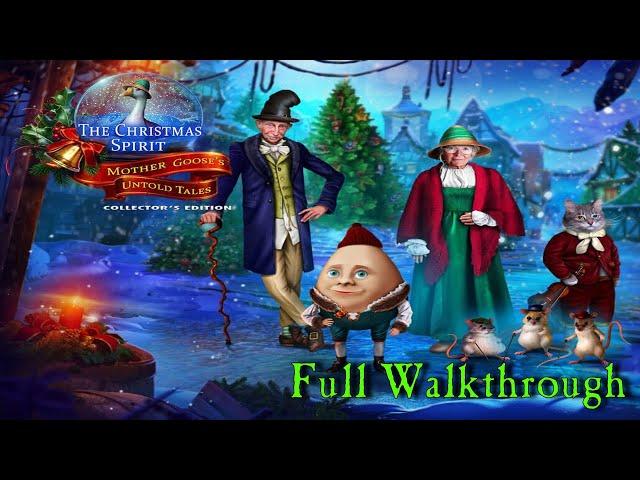 Let's Play - The Christmas Spirit 2 - Mother Goose's Untold Tales - Full Walkthrough