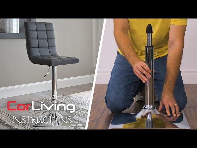 How To Assemble Bar Stools | CorLiving