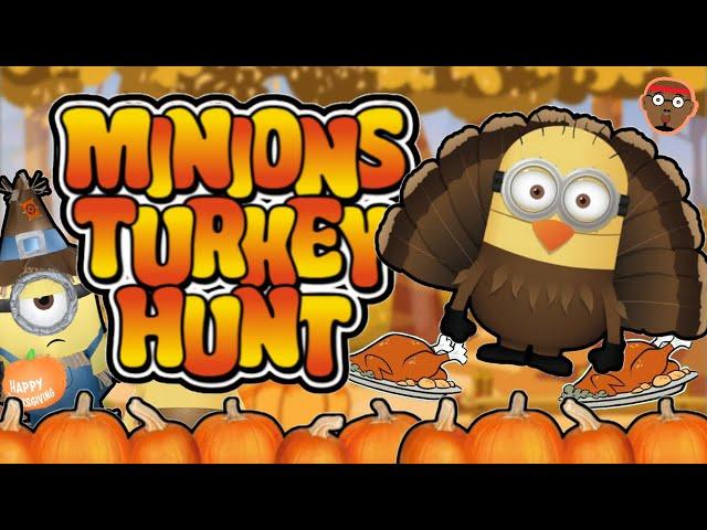 Minions Turkey Hunt | Minions Run and Freeze | Minions Brain Break for Kids | PhonicsMan Fitness