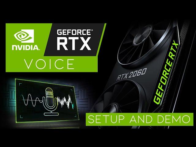 RTX Voice Setup and Demo - Improve your Mic Audio!