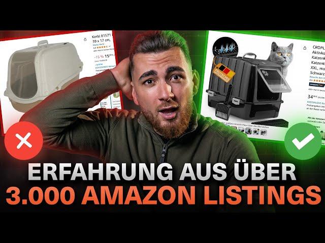 Ich habe über 3000 Amazon FBA Listings erstellt. Das habe ich gelernt!