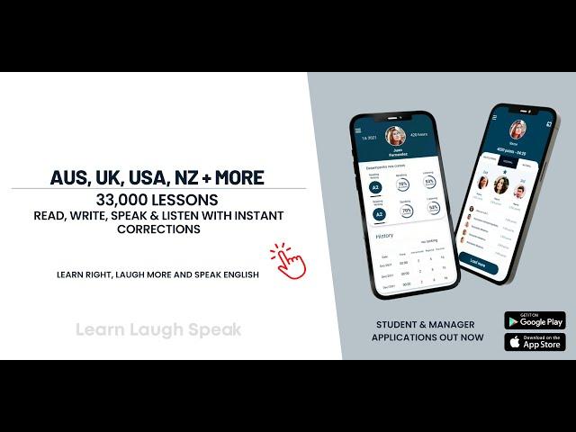 Learn English, this is how you can with Learn Laugh Speak.