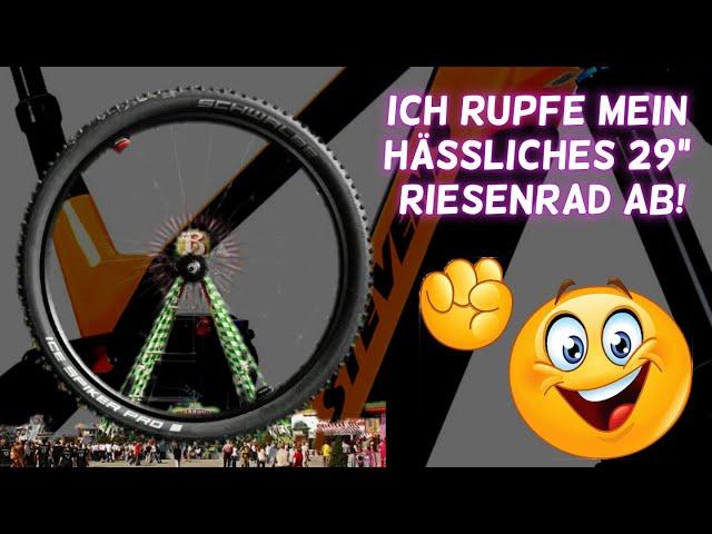 Ich pimpe mein MTB 29" Riesenrad am Stevens E Inception - Ich spucke der Bike Industrie ins Gesicht