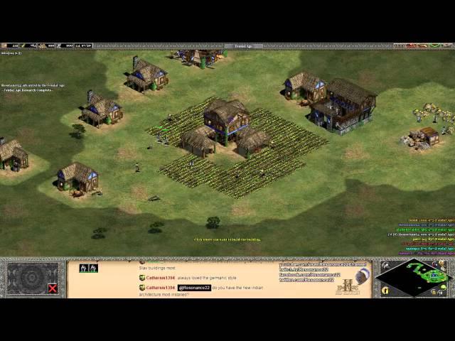 Aoe2 HD: Resonance22 teams with Membrillo (Part 1/2)