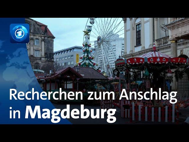 Anschlag in Magdeburg: Erkenntnisse zum Täter